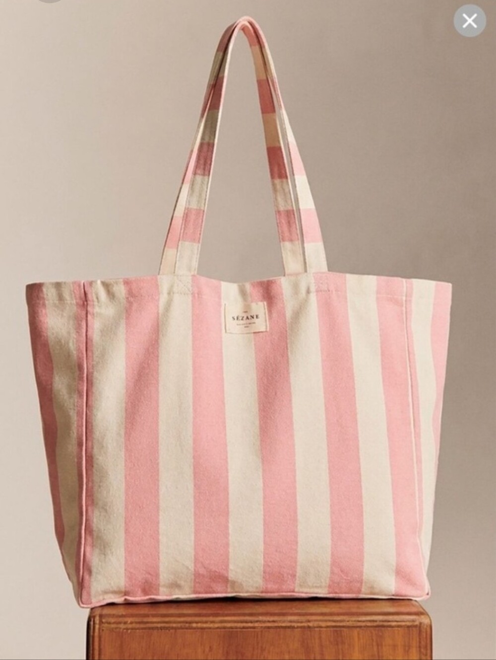 Sezane Tote Beach Bag NEW